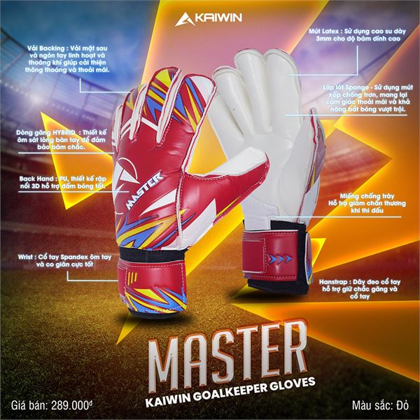Găng tay thủ môn Kaiwin Master