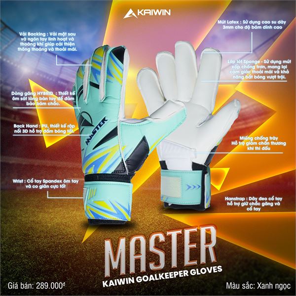 Găng tay thủ môn Kaiwin Master