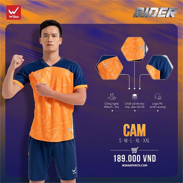 Quần áo bóng đá Wika Rider