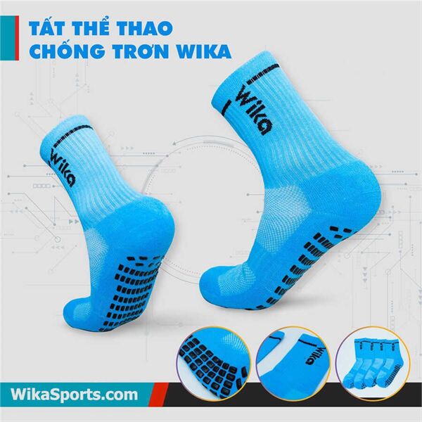 Tất chống trơn bóng đá Wika