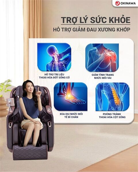 Giảm đau nhức cơ bắp và xương khớp