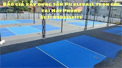 Thiết kế thi công sân chơi Pickleball tại Hải Phòng uy tín giá cạnh tranh nhất thị trường
