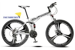 Xe đạp gấp địa hình thể thao Forever Thunder III giảm xóc kép, vành 3 chấu thời trang