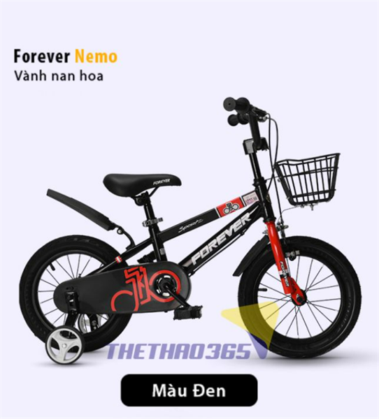Xe đạp trẻ em Forever Nemo II nan hoa thường khỏe khoắn