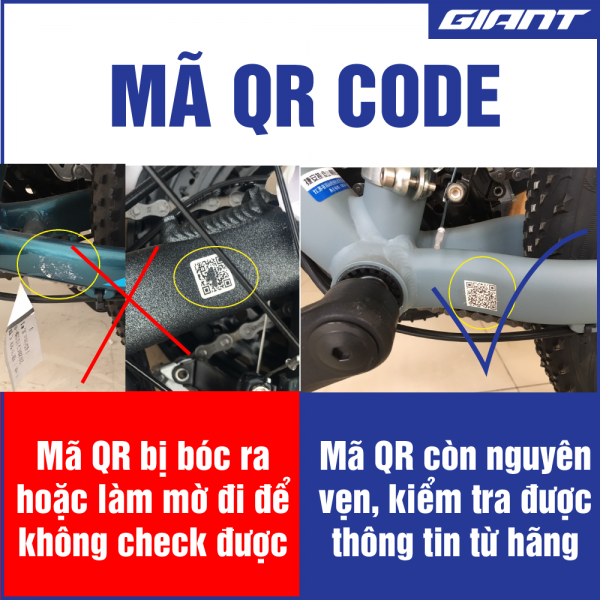 Mã QR Code của Giant bị xóa