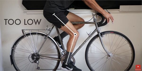 Không chỉnh yên quá thấp