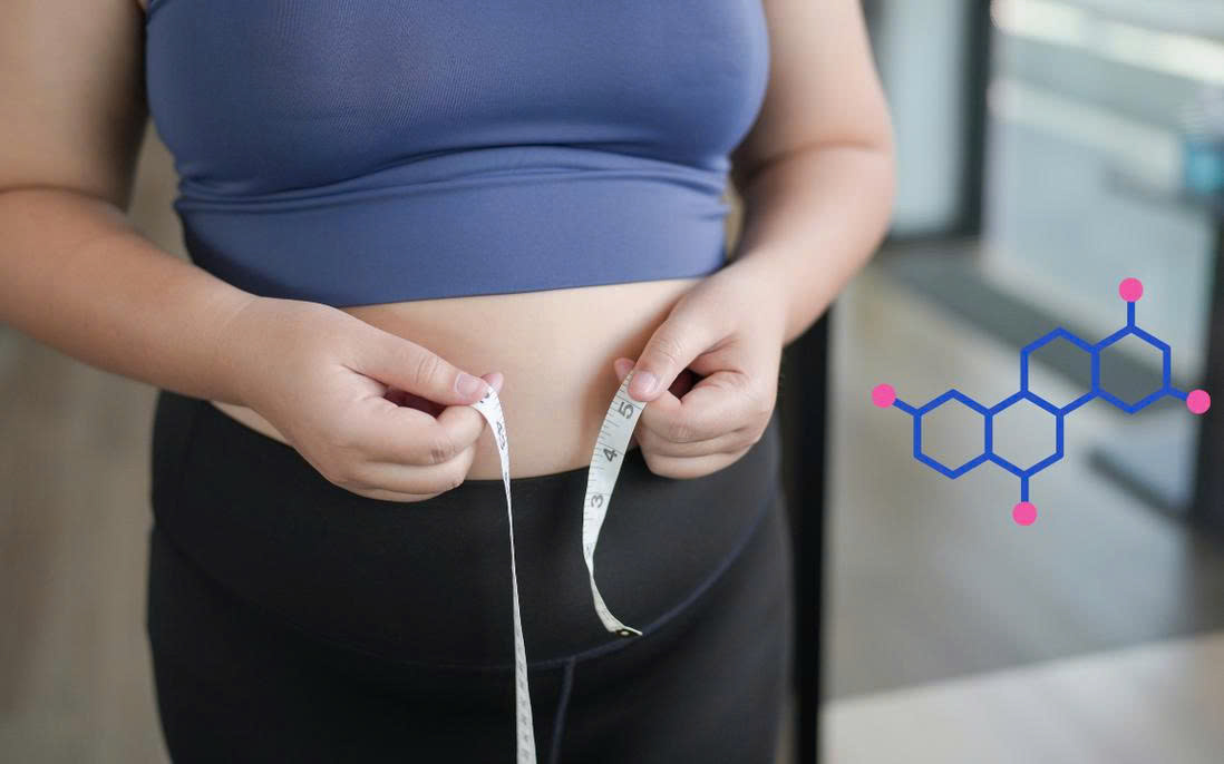 Béo trung tâm – bụng to nhưng mông đùi nhỏ