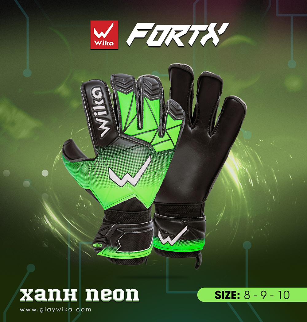 găng tay thủ môn Wika Fort X xl