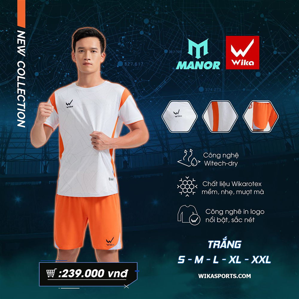quần áo bóng đá Wika Manor 1