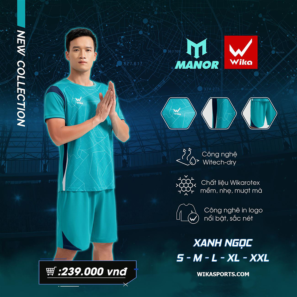 quần áo bóng đá Wika Manor 4