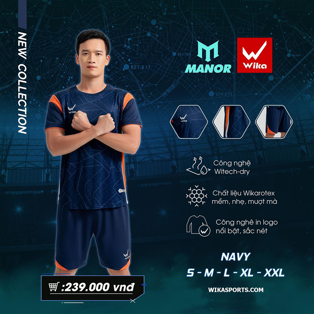 quần áo bóng đá Wika Manor 5