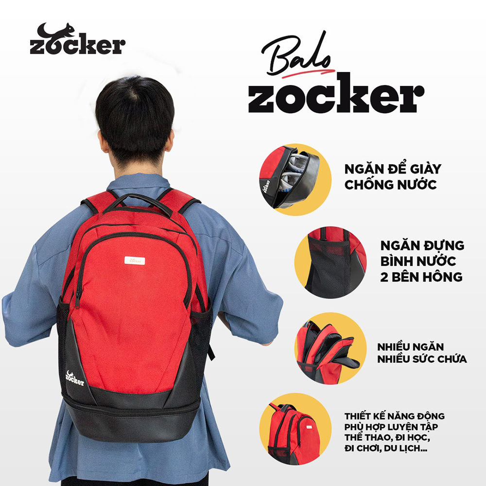 balo bóng đá Zocker 4