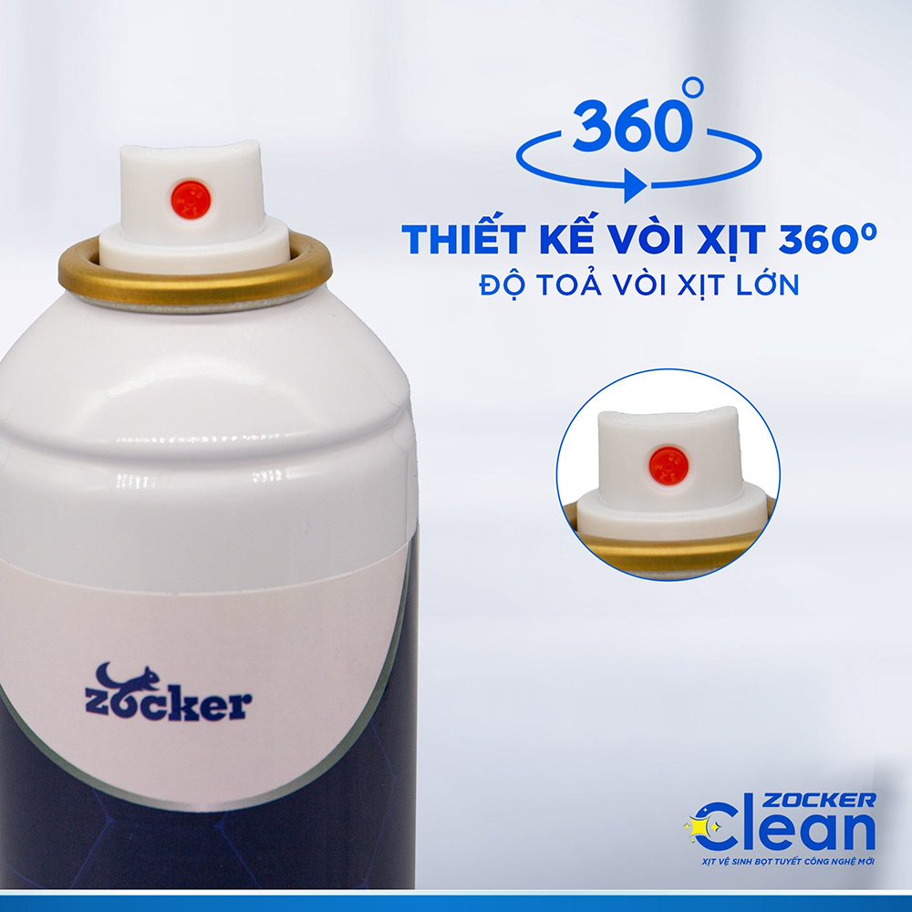 bình xịt vệ sinh giày Zocker Clean 3