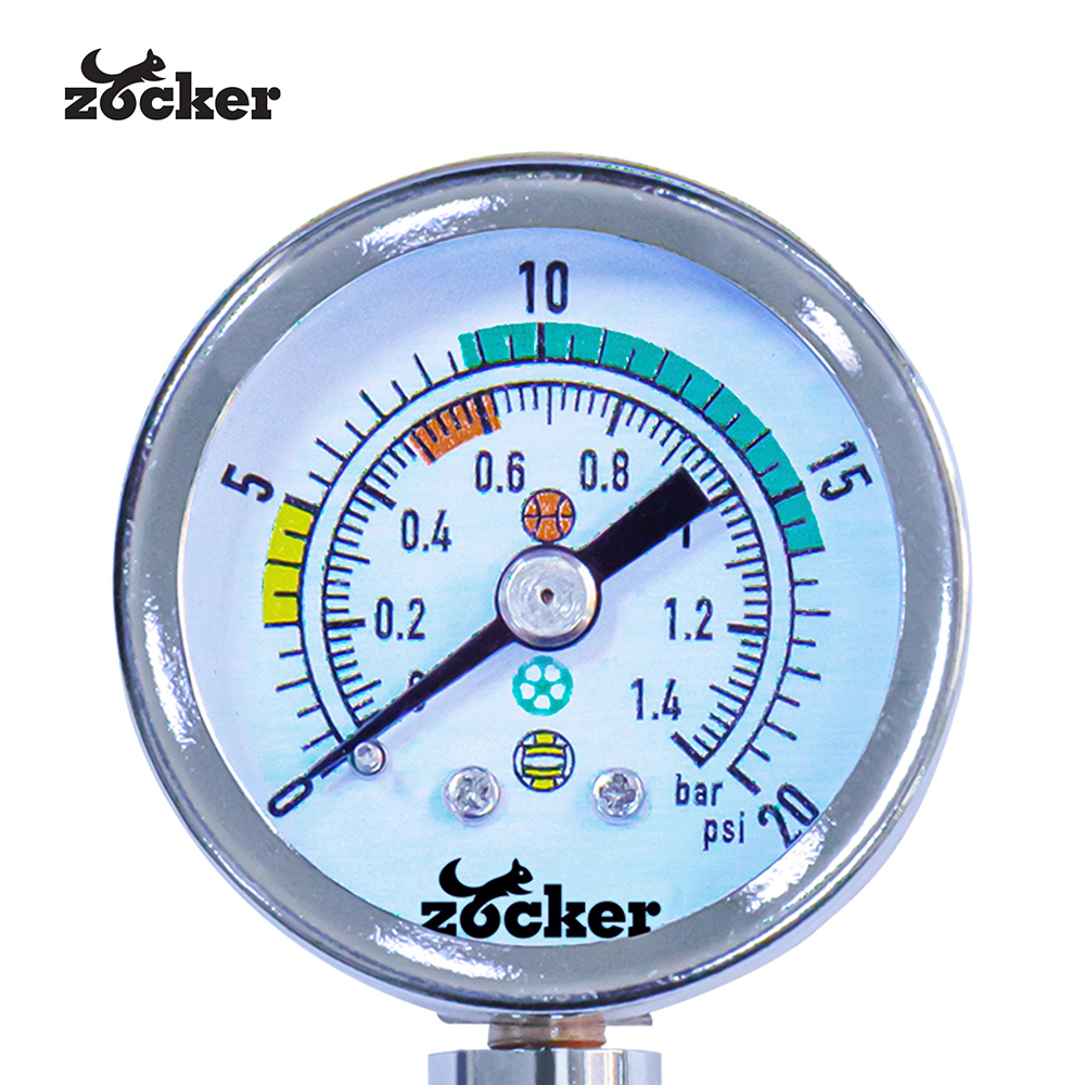 đồng hồ đo áp suất bóng Zocker 1
