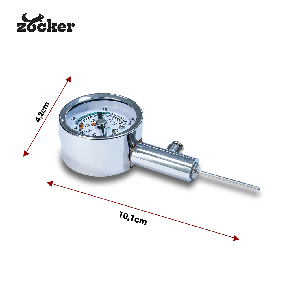 đồng hồ đo áp suất bóng Zocker 2