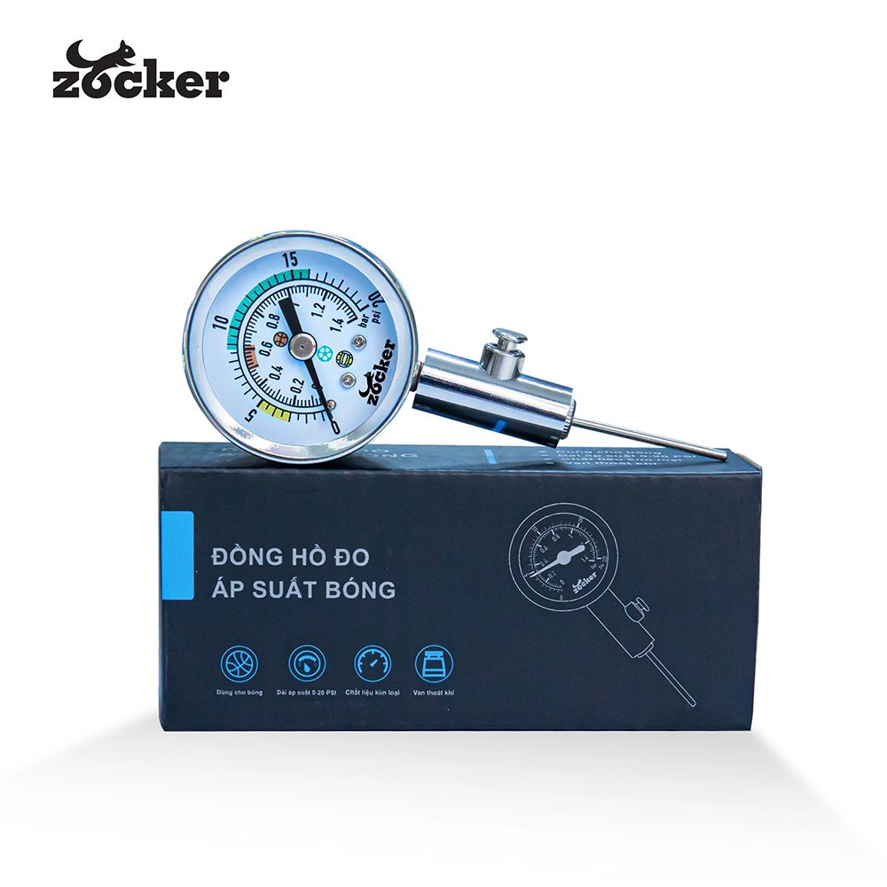 đồng hồ đo áp suất bóng Zocker 5