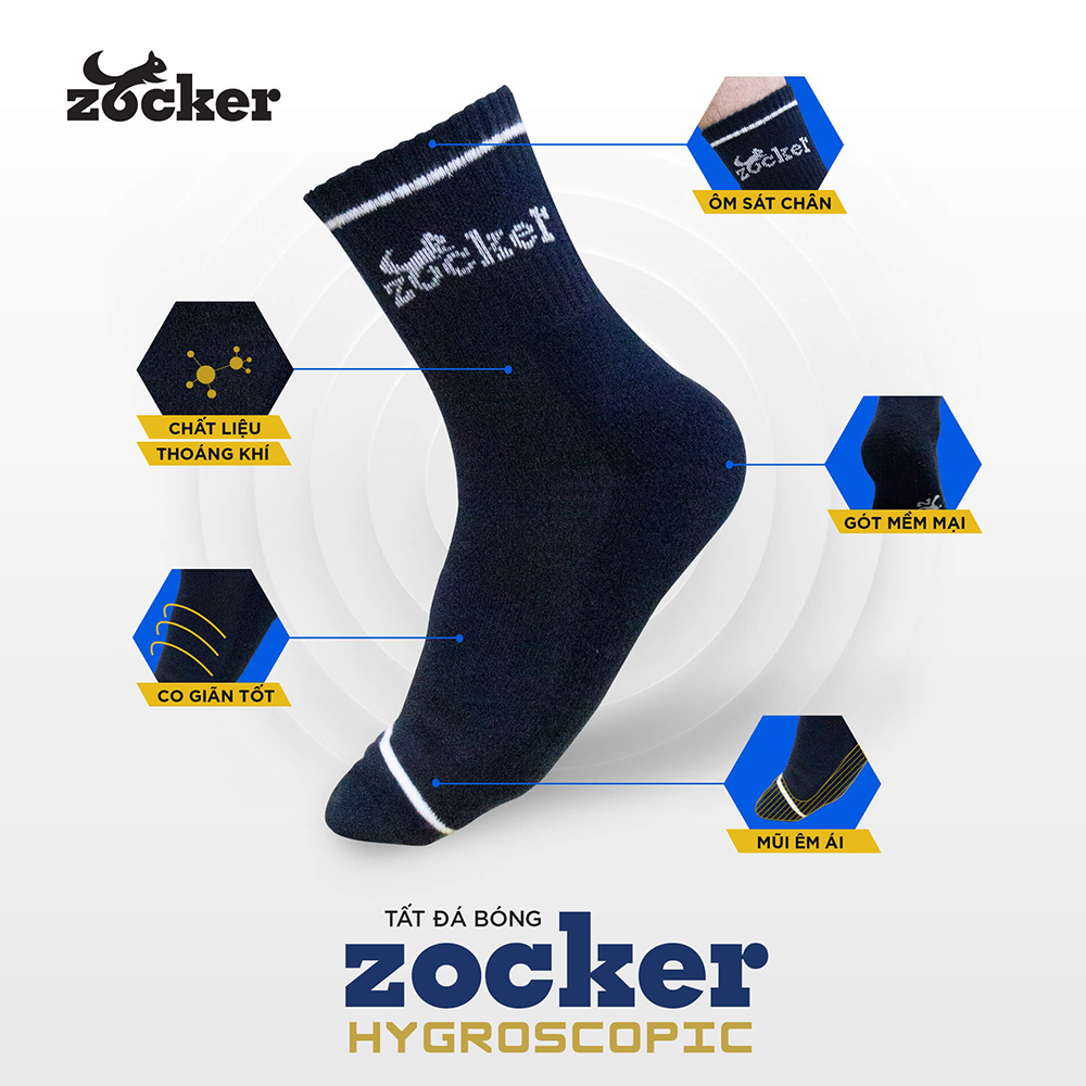 tất bóng đá Zocker Hygroscopic 5