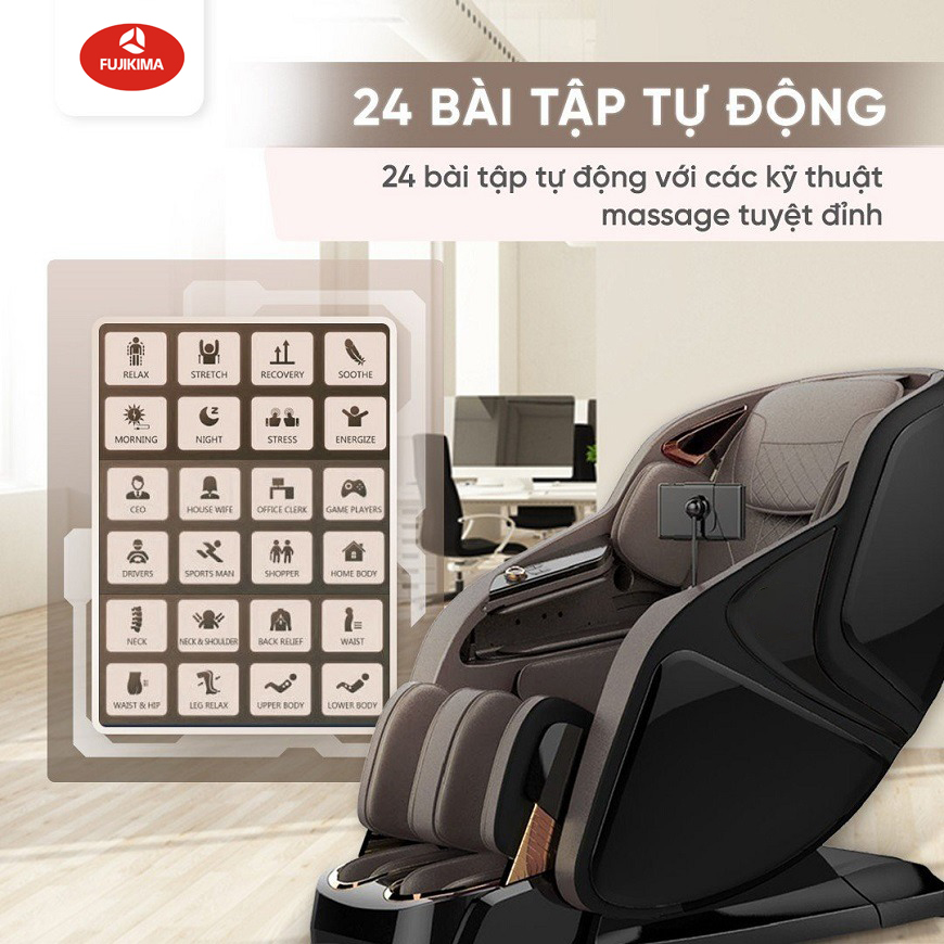 Ghế massage tính năng đa dạng
