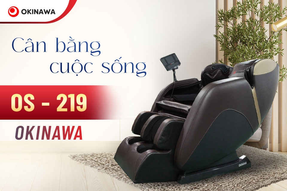 Ghế massage giá rẻ dưới 10 triệu Okinawa OS-219