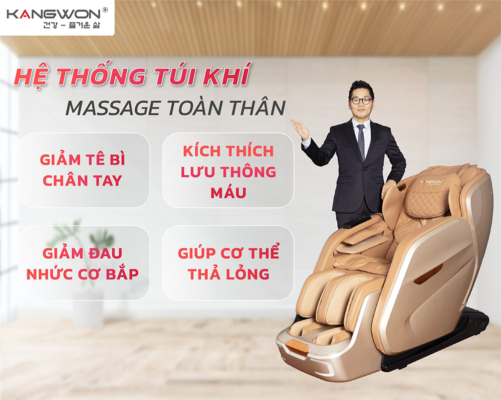 Ghế Massage Kangwon 368 4