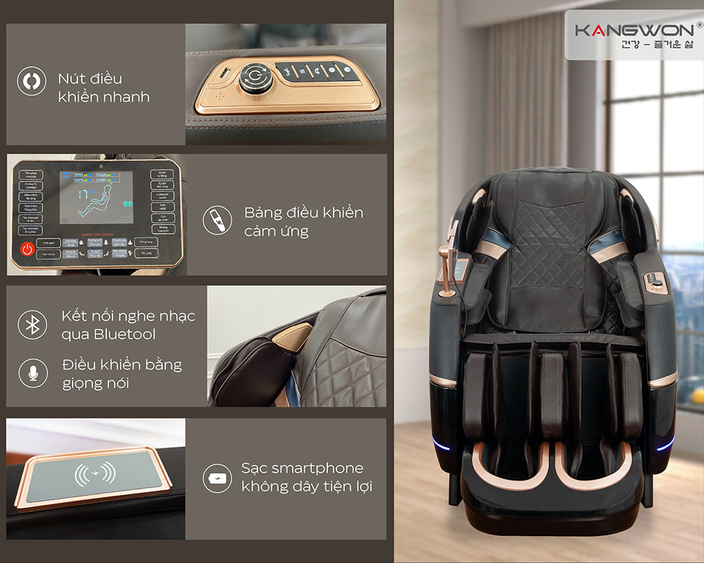 Ghế Massage Kangwon LX-1192 3