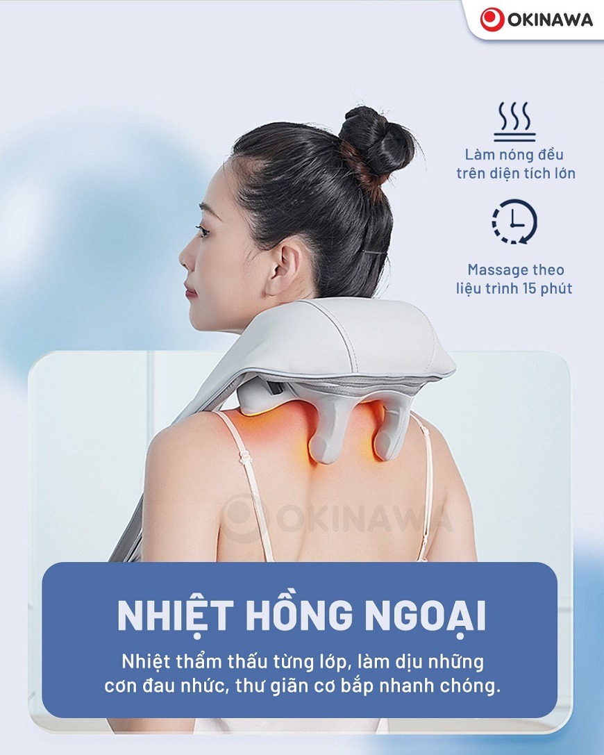 Đai Massage Vai Gáy Okinawa OS-15 9