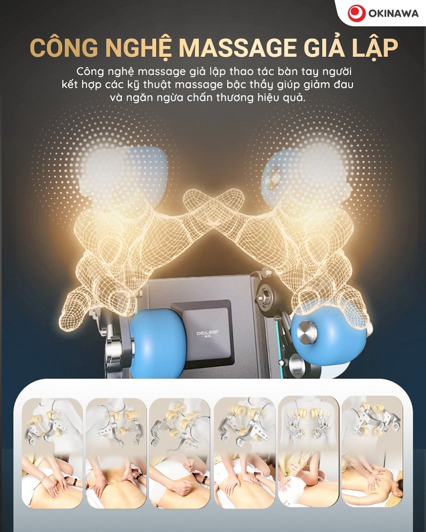 Ghế Massage Okinawa Crown S-988 7