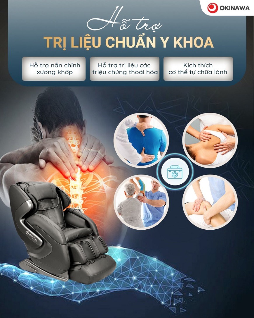 Ghế Massage Okinawa Crown S-988 8