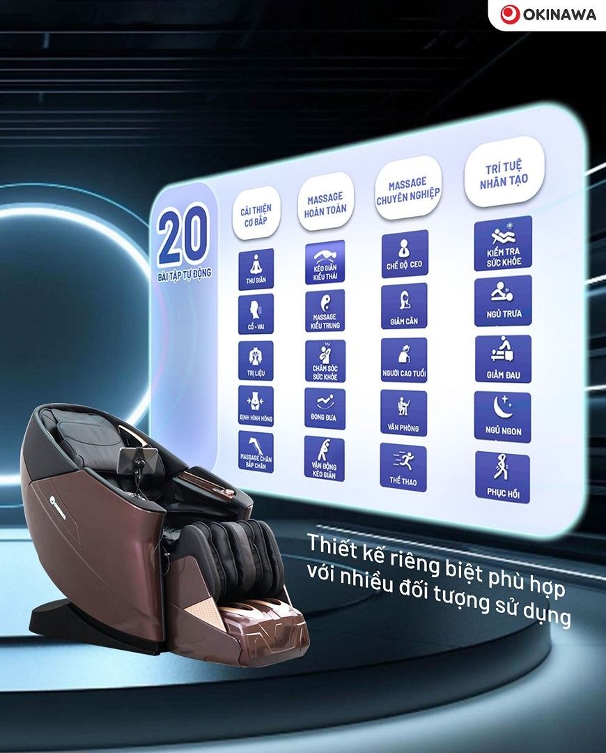 Ghế Massage Okinawa Guardian S-930 5
