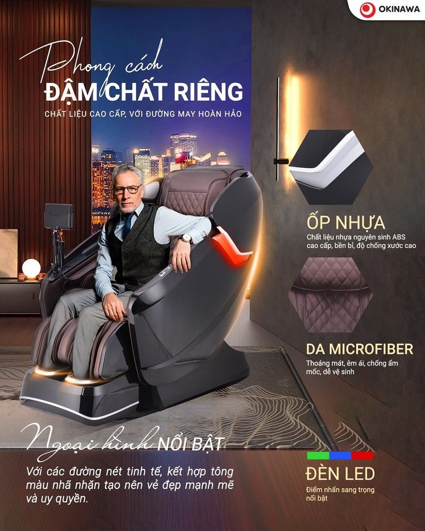 Vẻ ngoài ấn tượng, đẳng cấp, form ghế rộng rãi