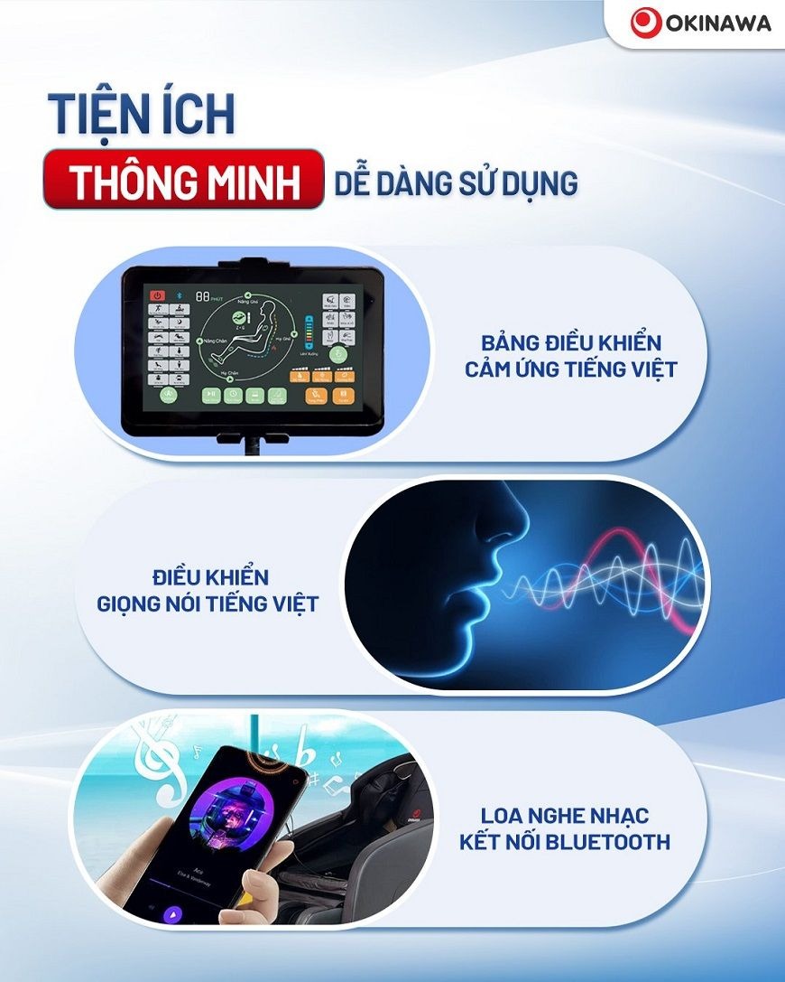 Ghế Massage Okinawa ITECH 7D 6