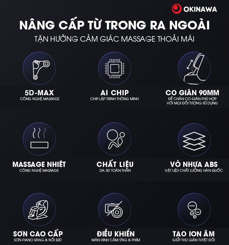 Ghế Massage Okinawa Legacy S-801 10