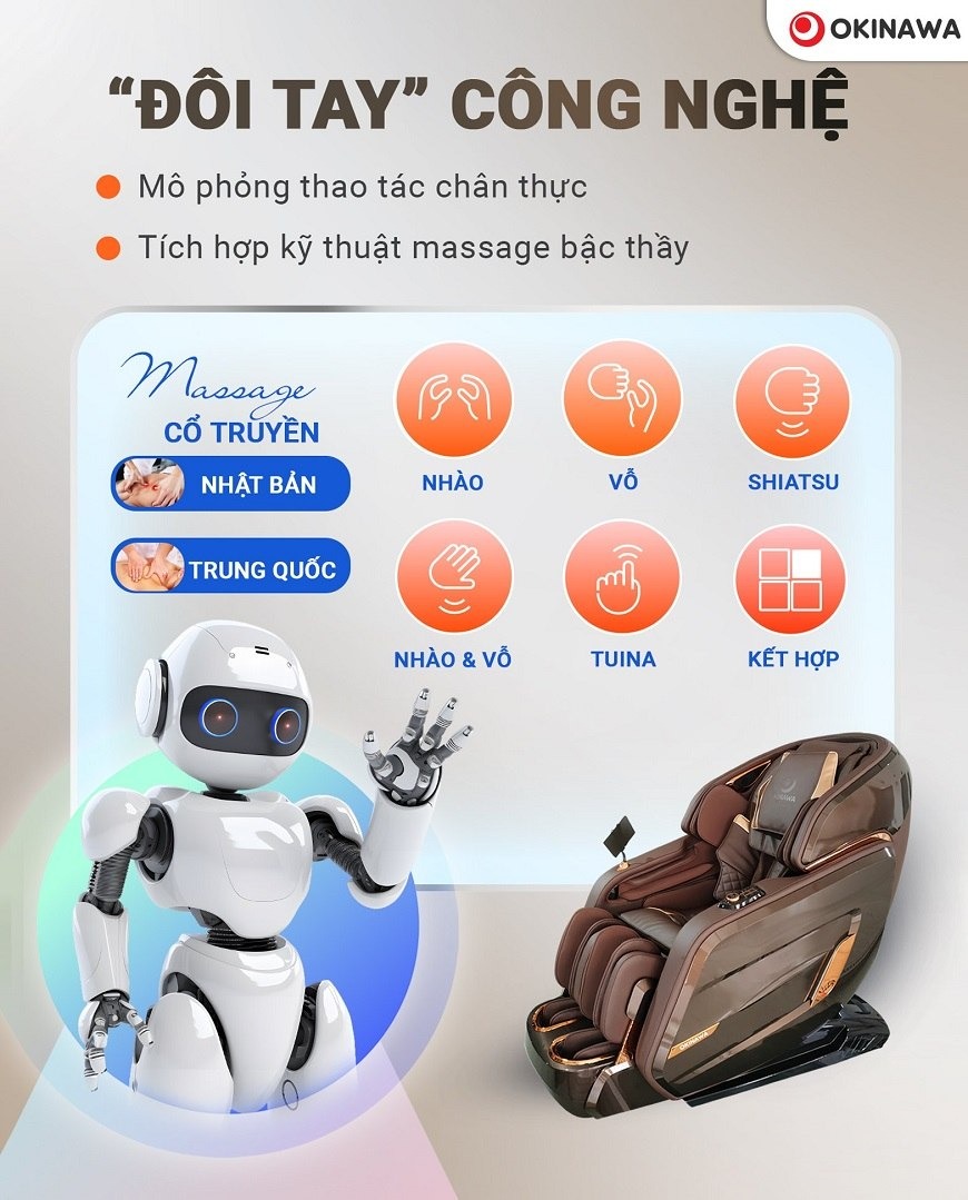 Ghế Massage Okinawa Moon S-918 6