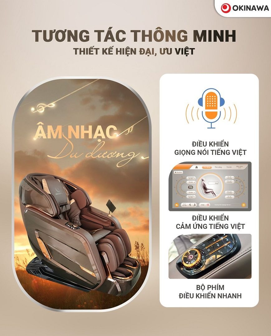 Ghế Massage Okinawa Moon S-918 9