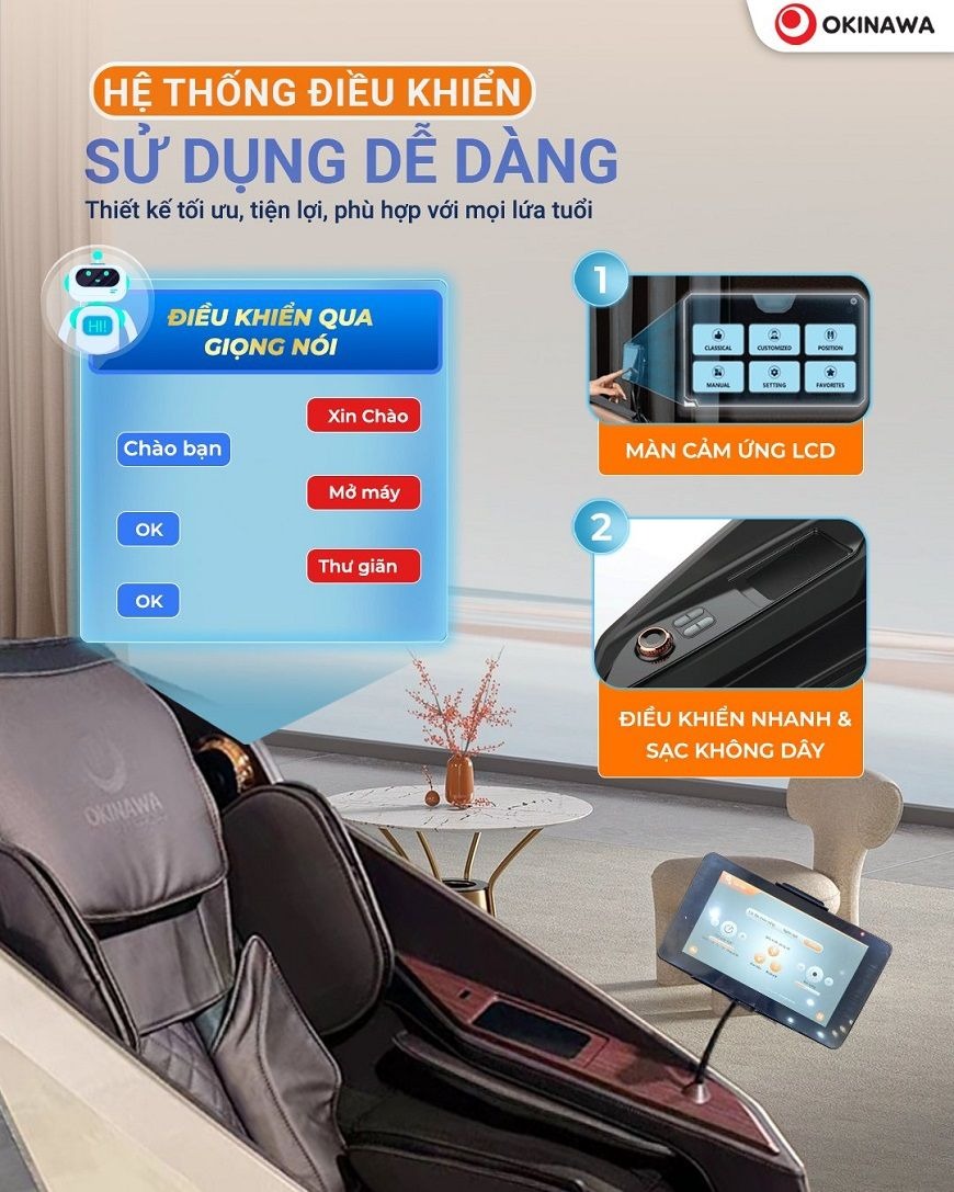 Ghế Massage Okinawa Morning Star S-803 7