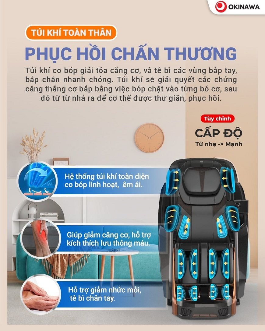 Ghế Massage Okinawa Morning Star S-803 8