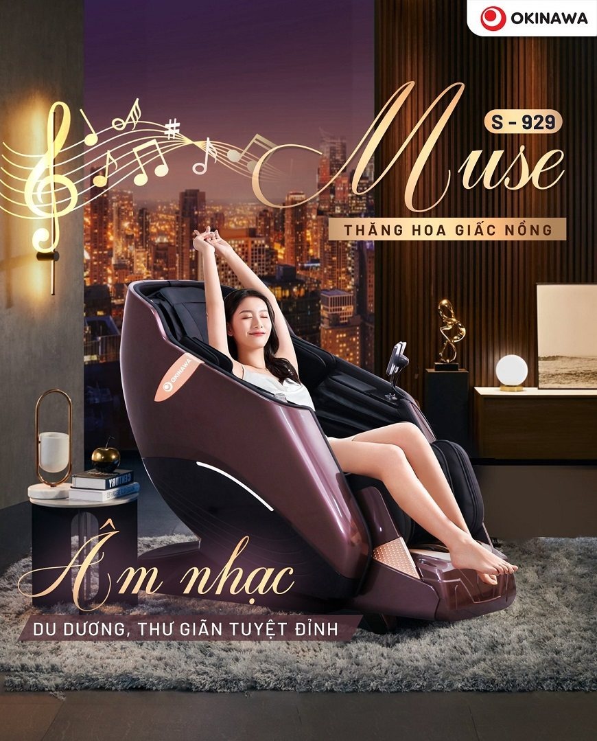 Ghế Massage Okinawa Muse S-929 12
