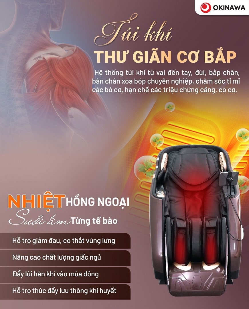 Ghế Massage Okinawa Muse S-929 8