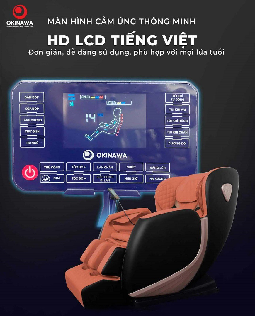 Ghế Massage Okinawa OS-210 4