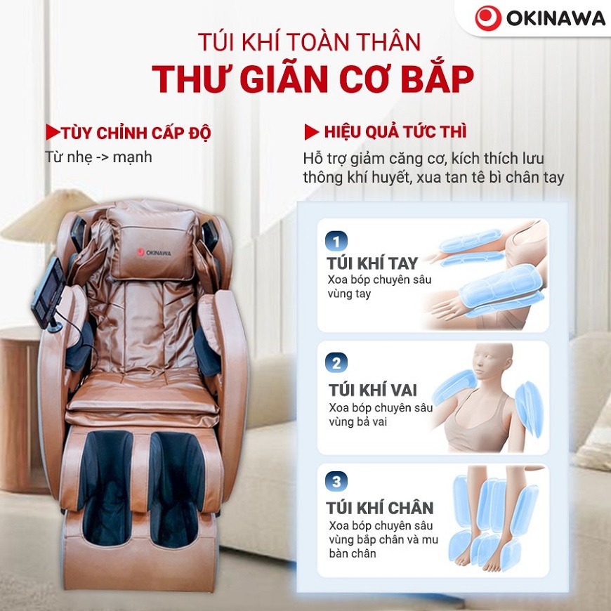 Ghế Massage Okinawa OS-219 5