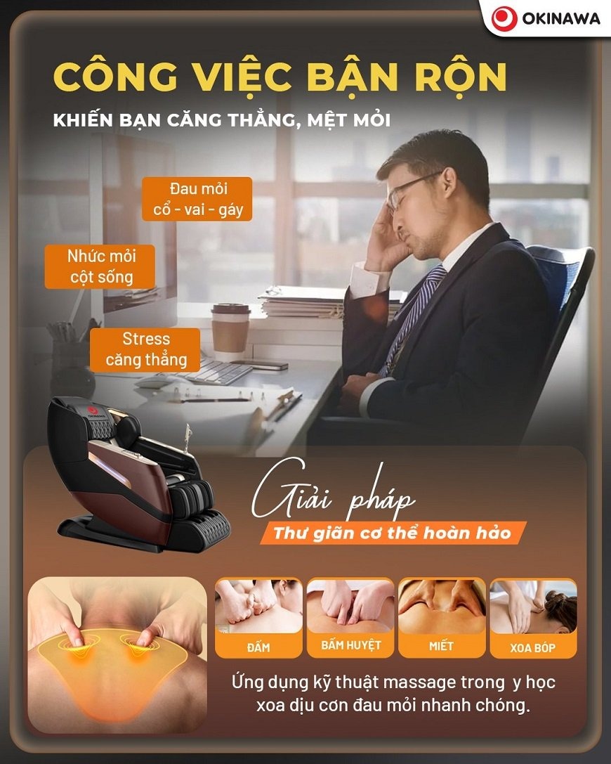 Ghế Massage Okinawa OS-265 5