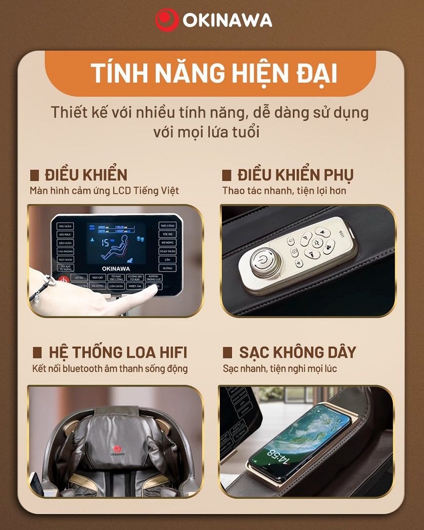 Ghế Massage Okinawa OS-302 4