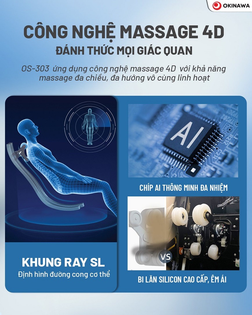Ghế Massage Okinawa OS-303 2