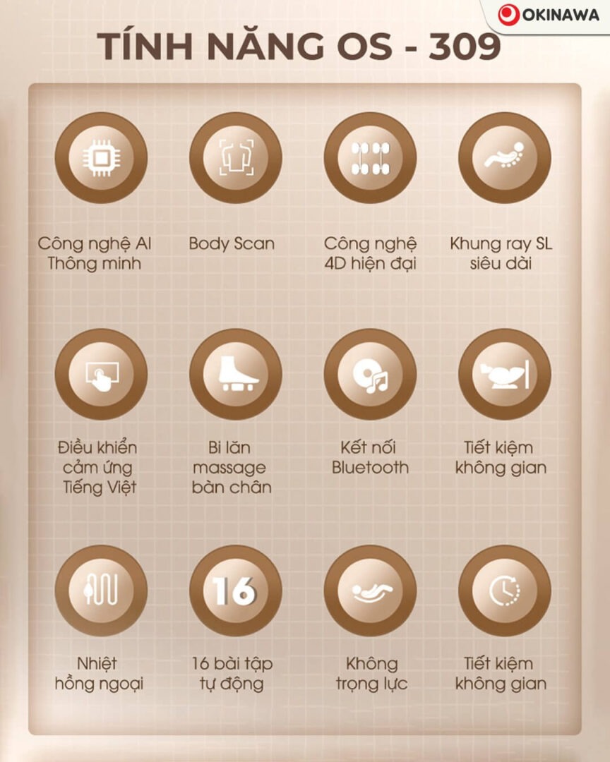 Ghế Massage Okinawa OS-309 3