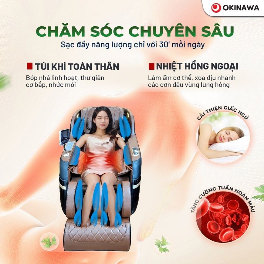 Ghế Massage Okinawa OS-319 6