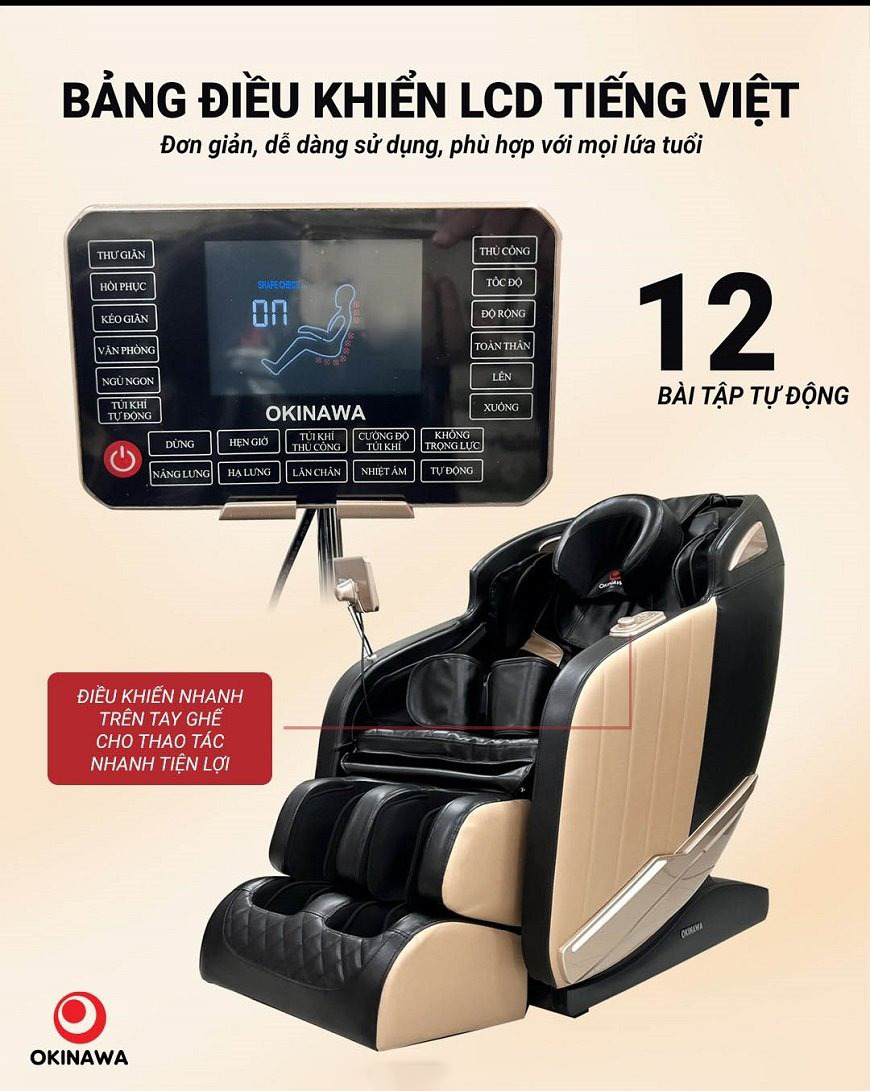 Ghế Massage Okinawa OS-326 3