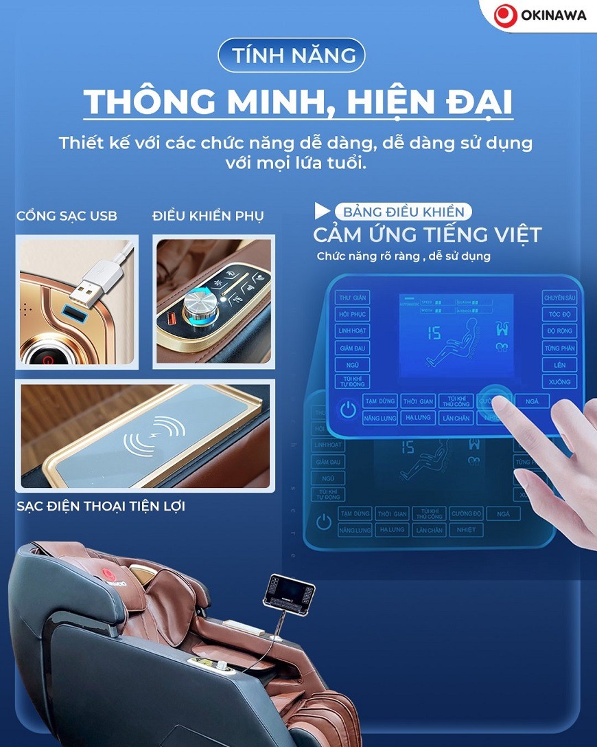 Ghế Massage Okinawa OS-393 6