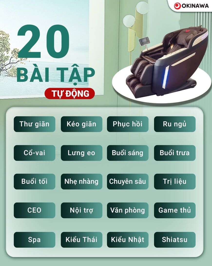 Ghế Massage Okinawa OS-410 6