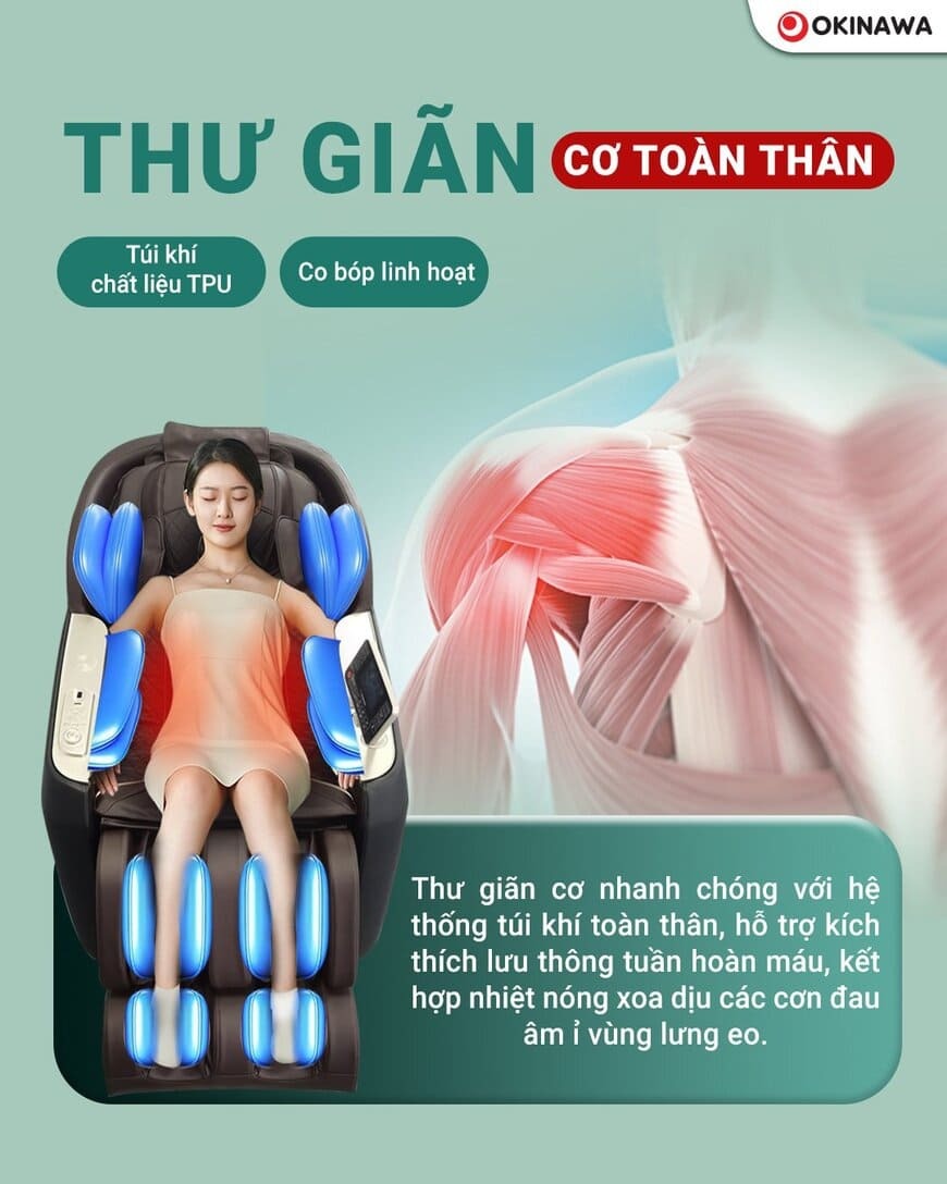 Ghế Massage Okinawa OS-410 9