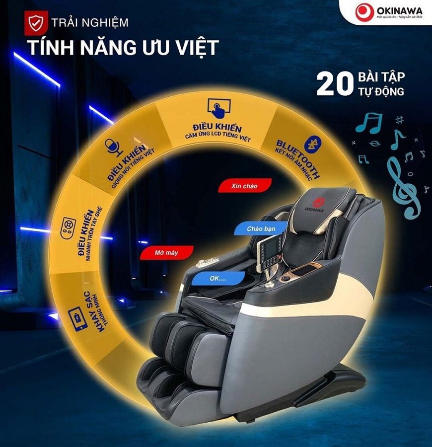 Ghế Massage Okinawa OS-468 4